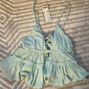 Urban Outfitters Ruffle Babydoll Cami